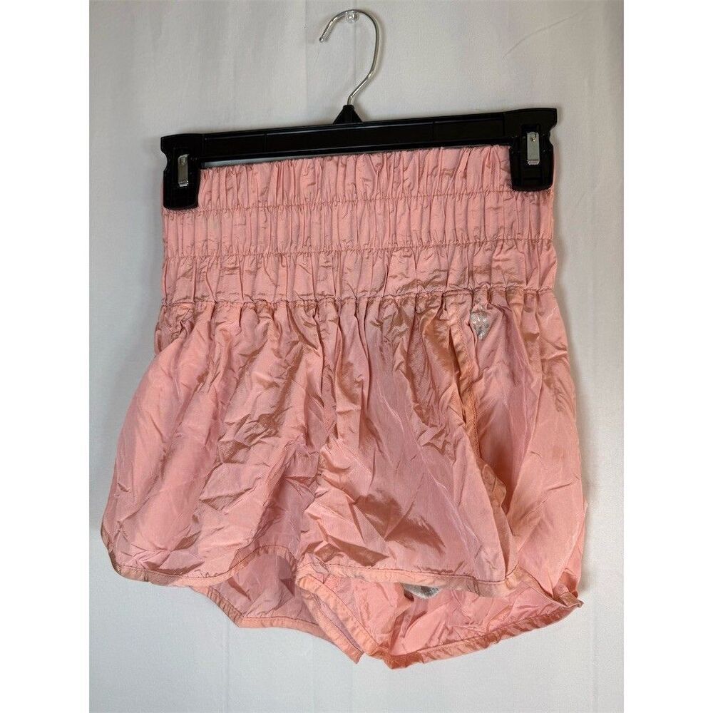 FP Movement by Free People Way Home Shorts Womens XS Pink High Rise Lined - Picture 3 of 9